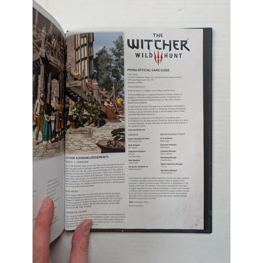 The Witcher 3 Wild Hunt Collectors Edition HC Prima Official Game Guide NO MAP